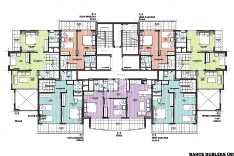 آپارتمان در  Avsallar ، امارات متحده عربی 1 خوابه ، 64 متر مربع.  شماره 15076 - 17