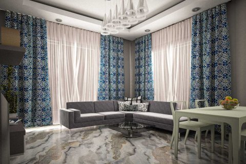 آپارتمان در در CZG Suit Alanya ، امارات متحده عربی 1 خوابه ، 47 متر مربع.  شماره 47968 - 5