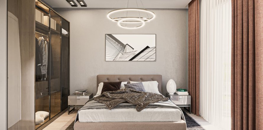 آپارتمان در در Yildirim Panorama Avsallar ، امارات متحده عربی 2 خوابه ، 112 متر مربع.  شماره 49155