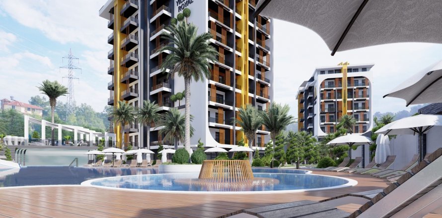 آپارتمان در در Yildirim Royal Avsallar ، امارات متحده عربی 2 خوابه ، 88 متر مربع.  شماره 49170