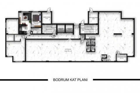 آپارتمان در  Avsallar ، امارات متحده عربی 1 خوابه ، 47 متر مربع.  شماره 46639 - 16