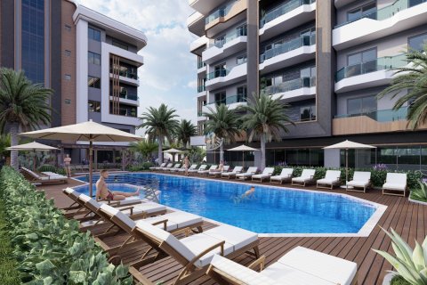 آپارتمان در Okurcalar،  Alanya ، امارات متحده عربی 1 خوابه ، 45 متر مربع.  شماره 41116 - 18