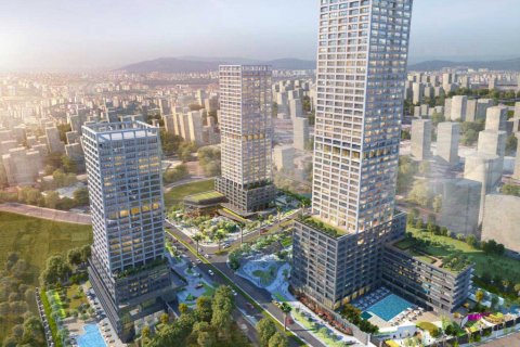 آپارتمان در Atasehir،  Istanbul ، امارات متحده عربی 2 خوابه ، 121 متر مربع.  شماره 47557 - 1