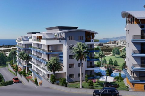 آپارتمان در در Houses with unique sea views Alanya ، امارات متحده عربی 1 خوابه ، 99 متر مربع.  شماره 49735 - 18