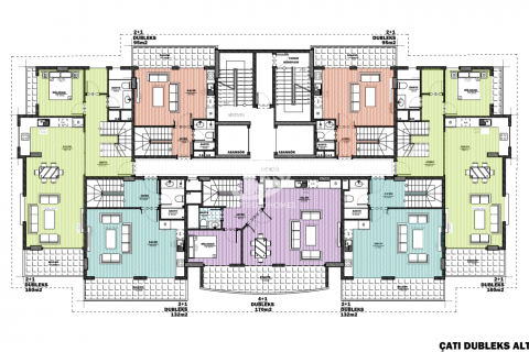 آپارتمان در  Avsallar ، امارات متحده عربی 1 خوابه ، 64 متر مربع.  شماره 15076 - 19