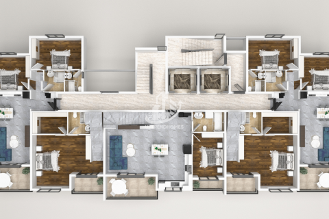 آپارتمان در  Oba ، امارات متحده عربی 1 خوابه ، 51 متر مربع.  شماره 42066 - 29