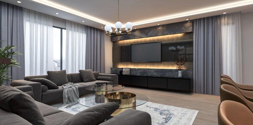 آپارتمان در  Mersin ، امارات متحده عربی 2 خوابه ، 110 متر مربع.  شماره 50274