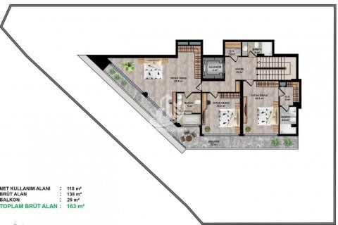 ویلا در  Cikcilli ، امارات متحده عربی 5 خوابه ، 476 متر مربع.  شماره 47862 - 19