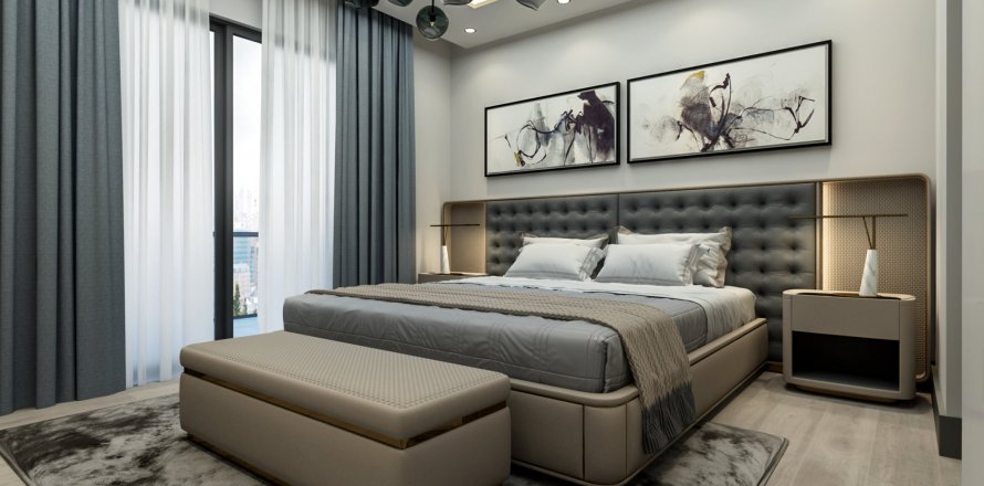 آپارتمان در  Mersin ، امارات متحده عربی 2 خوابه ، 165 متر مربع.  شماره 49792