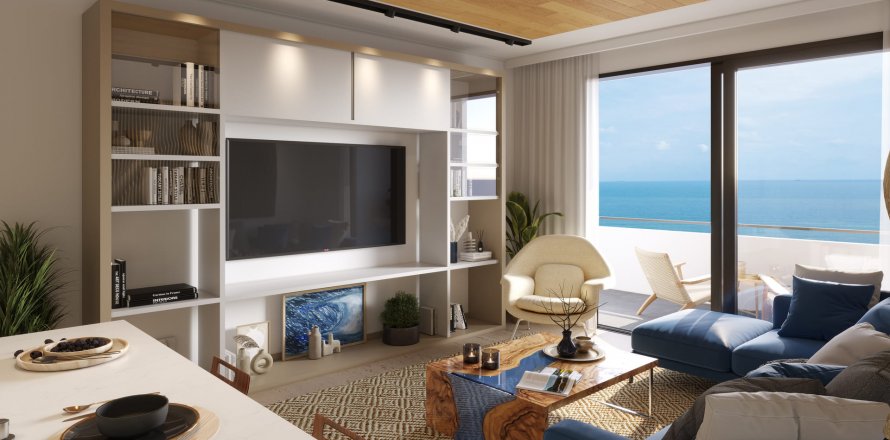 آپارتمان در در MB Azure Resort Mersin ، امارات متحده عربی 1 خوابه ، 99 متر مربع.  شماره 48988