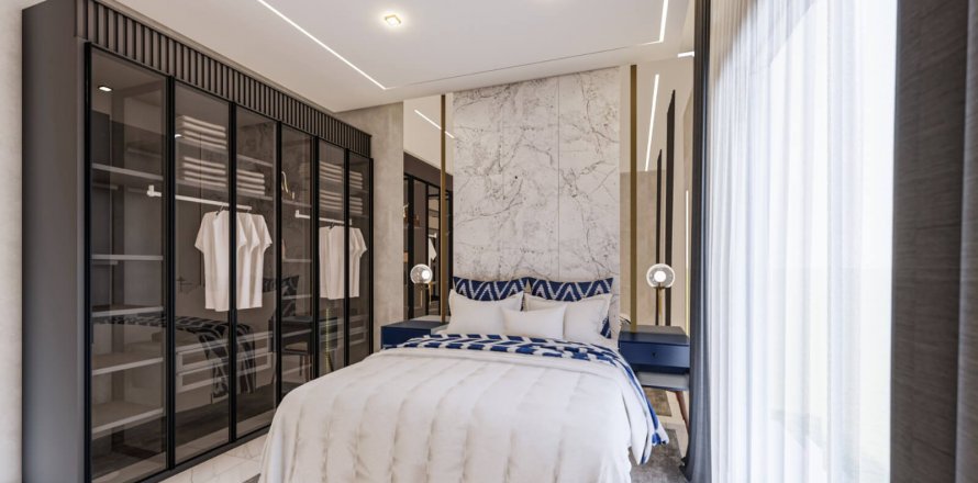 آپارتمان در در Sea Pearl Sky Alanya ، امارات متحده عربی 3 خوابه ، 120 متر مربع.  شماره 47952
