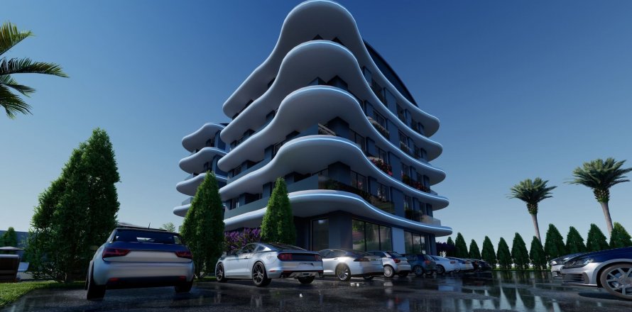 آپارتمان در Okurcalar، در Lotus Sea Side Alanya ، امارات متحده عربی 2 خوابه ، 118 متر مربع.  شماره 49422