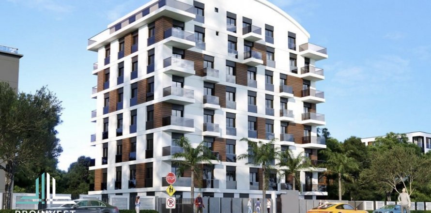 آپارتمان در  Antalya ، امارات متحده عربی 1 خوابه ، 45 متر مربع.  شماره 53101