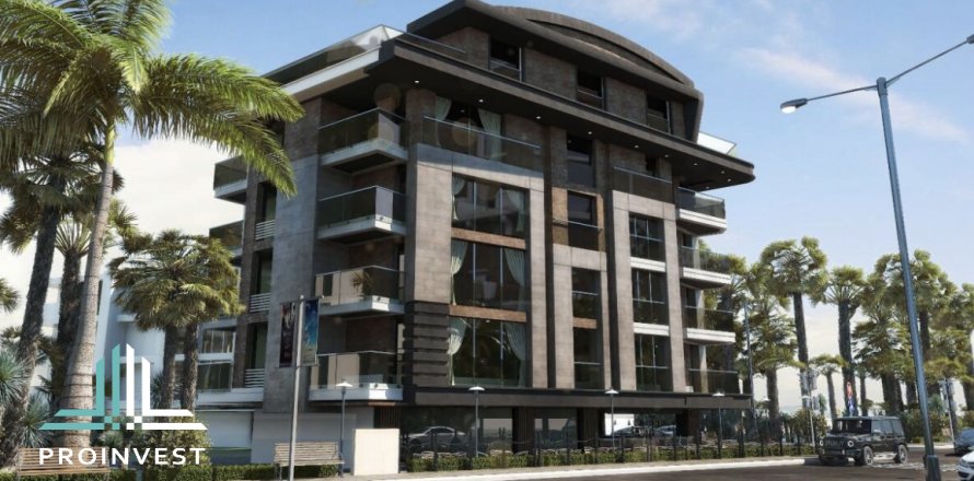 آپارتمان در  Antalya ، امارات متحده عربی 2 خوابه ، 100 متر مربع.  شماره 53582