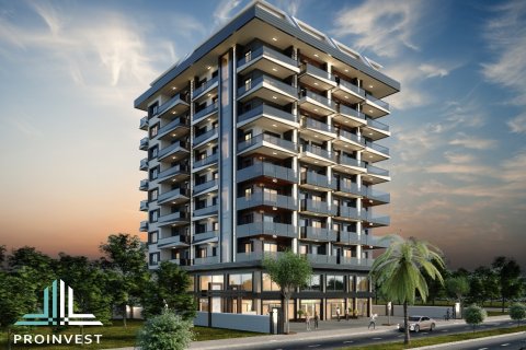 آپارتمان در  Alanya ، امارات متحده عربی 1 خوابه ، 58 متر مربع.  شماره 51479 - 1