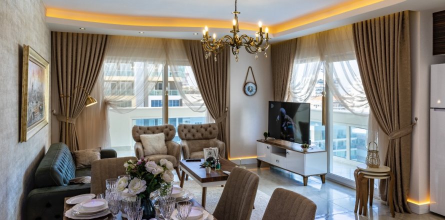 آپارتمان در  Alanya ، امارات متحده عربی 2 خوابه ، 94 متر مربع.  شماره 51363