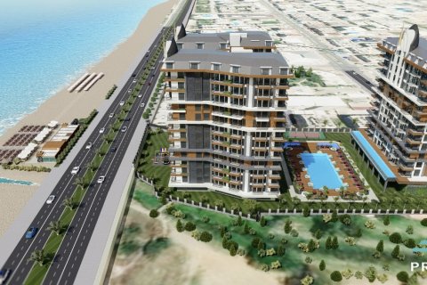 آپارتمان در  Alanya ، امارات متحده عربی 1 خوابه ، 57 متر مربع.  شماره 52411 - 2