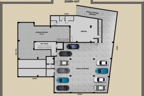 آپارتمان در  Antalya ، امارات متحده عربی 5 خوابه ، 220 متر مربع.  شماره 53612 - 3