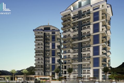 آپارتمان در  Alanya ، امارات متحده عربی 1 خوابه ، 56 متر مربع.  شماره 51455 - 2