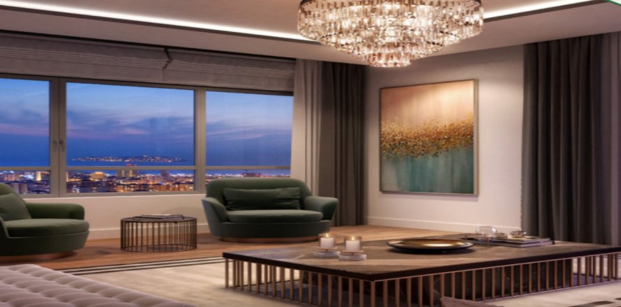آپارتمان در در Sur Yapi Yesil Mavi Maltepe Istanbul ، امارات متحده عربی 2 خوابه ، 98 متر مربع.  شماره 51381