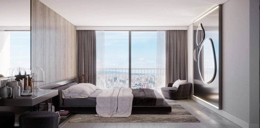 آپارتمان در در Atasehir Modern Istanbul ، امارات متحده عربی 1 خوابه ، 88 متر مربع.  شماره 54794