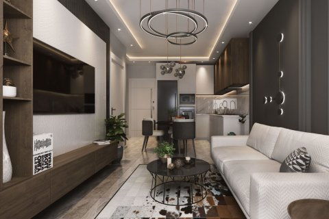 آپارتمان در  Alanya ، امارات متحده عربی 1 خوابه ، 49 متر مربع.  شماره 51497 - 4