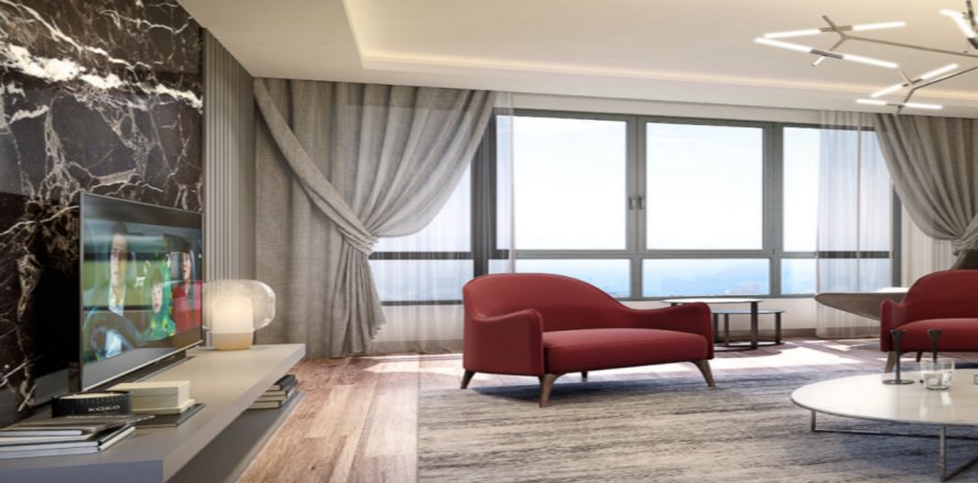 آپارتمان در در Sur Yapi Yesil Mavi Maltepe Istanbul ، امارات متحده عربی 4 خوابه ، 257 متر مربع.  شماره 51383