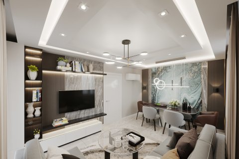 آپارتمان در  Alanya ، امارات متحده عربی 1 خوابه ، 52 متر مربع.  شماره 52522 - 12