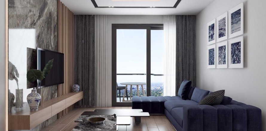 آپارتمان در  Antalya ، امارات متحده عربی 1 خوابه ، 72 متر مربع.  شماره 53560