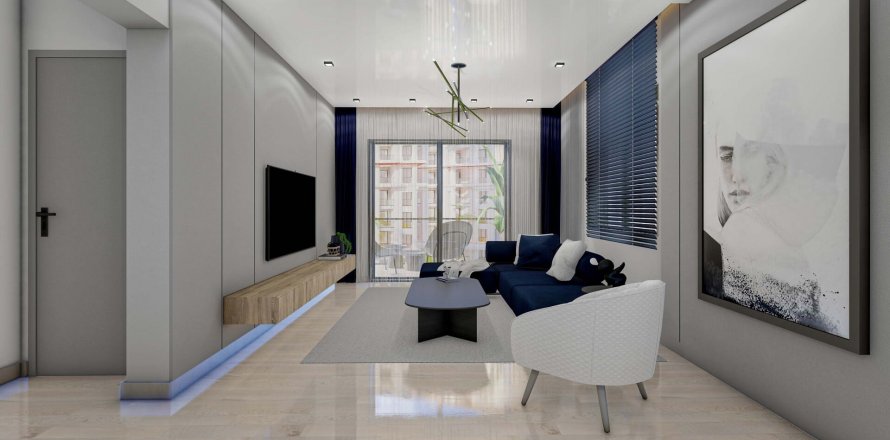 آپارتمان در در Venice Long Beach ، امارات متحده عربی 2 خوابه ، 78 متر مربع.  شماره 52241