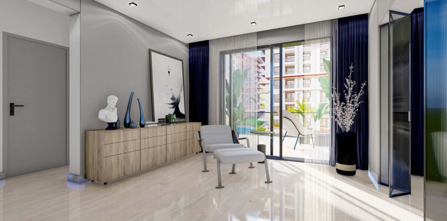آپارتمان در در Venice Long Beach ، امارات متحده عربی 1 خوابه ، 60 متر مربع.  شماره 52235