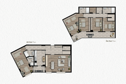 آپارتمان در Eyup،  Istanbul ، امارات متحده عربی 5 خوابه ، 301 متر مربع.  شماره 52860 - 22