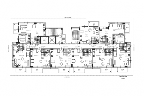 آپارتمان در  Mahmutlar ، امارات متحده عربی 1 خوابه ، 48 متر مربع.  شماره 43249 - 11