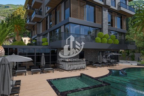 آپارتمان در  Alanya ، امارات متحده عربی 1 خوابه ، 74 متر مربع.  شماره 54595 - 8