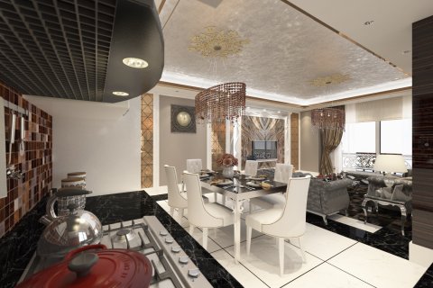 آپارتمان در  Alanya ، امارات متحده عربی 1 خوابه ، 58 متر مربع.  شماره 51479 - 10