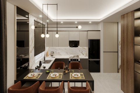 آپارتمان در Tosmur،  Alanya ، امارات متحده عربی 1 خوابه ، 62 متر مربع.  شماره 52524 - 13