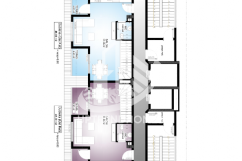 آپارتمان در  Mahmutlar ، امارات متحده عربی 3 خوابه ، 150 متر مربع.  شماره 14485 - 18