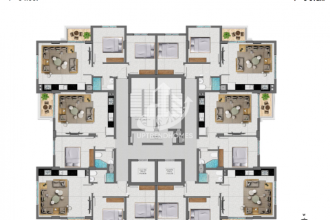 آپارتمان در  Mahmutlar ، امارات متحده عربی 2 خوابه ، 51 متر مربع.  شماره 42930 - 18