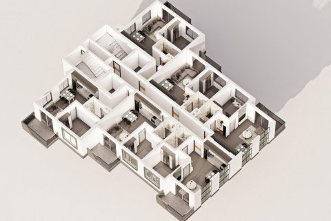 آپارتمان در  Alanya ، امارات متحده عربی 1 خوابه ، 43 متر مربع.  شماره 51473 - 17