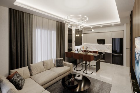 آپارتمان در Tosmur،  Alanya ، امارات متحده عربی 1 خوابه ، 62 متر مربع.  شماره 52524 - 14