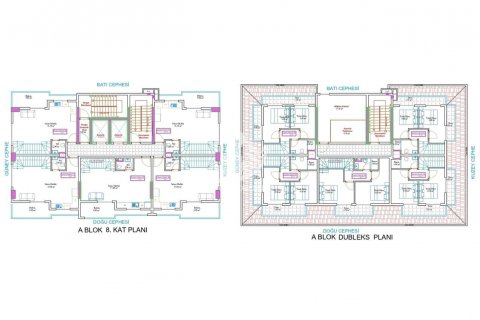 آپارتمان در  Mahmutlar ، امارات متحده عربی 1 خوابه ، 60 متر مربع.  شماره 51505 - 28