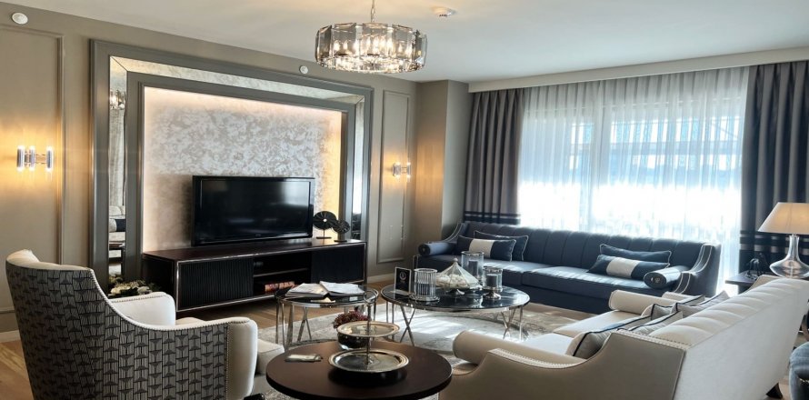 آپارتمان در در Agaoglu Cekmekoy Park Istanbul ، امارات متحده عربی 2 خوابه ، 142.08 متر مربع.  شماره 52682