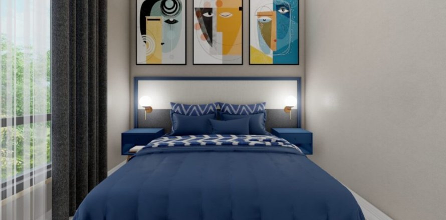 آپارتمان در در AS-ER Vogue Mahmutlar ، امارات متحده عربی 1 خوابه ، 46 متر مربع.  شماره 53926