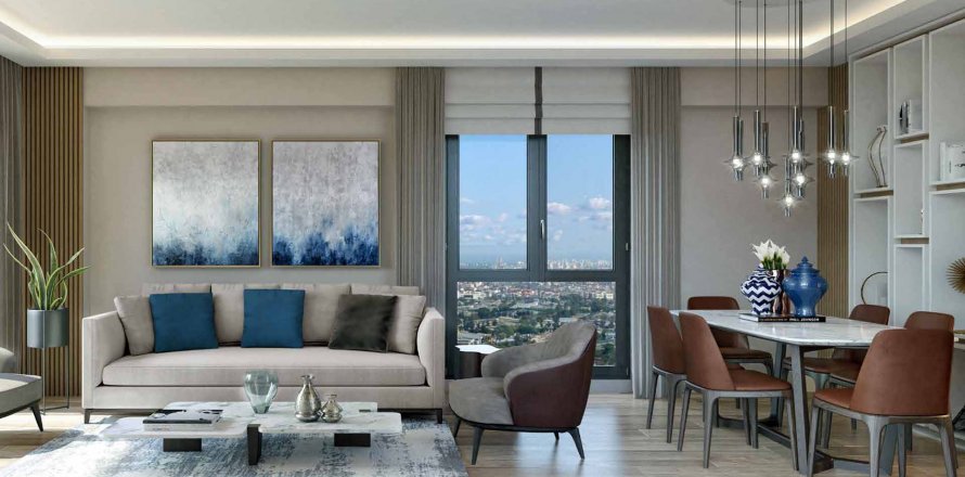 آپارتمان در Kepez، در Sur Yapi Antalya Antalya ، امارات متحده عربی 3 خوابه ، 126 متر مربع.  شماره 51370