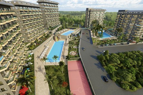 آپارتمان در در A comfortable and cozy complex on the Mediterranean coast surrounded by dense pine forests Alanya ، امارات متحده عربی 2 خوابه ، 80 متر مربع.  شماره 53919 - 2