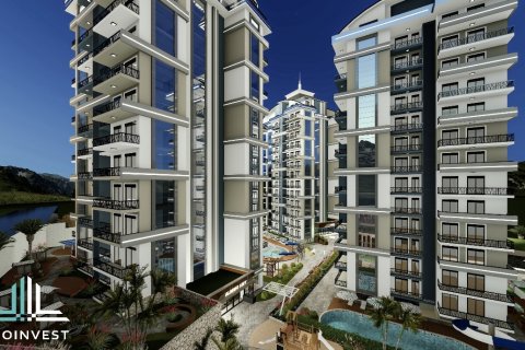 آپارتمان در  Alanya ، امارات متحده عربی 1 خوابه ، 56 متر مربع.  شماره 51455 - 10