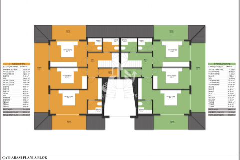 آپارتمان در  Mahmutlar ، امارات متحده عربی 1 خوابه ، 38 متر مربع.  شماره 40341 - 28