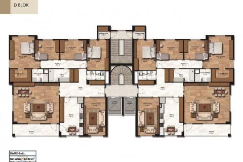 آپارتمان در Fatih،  Istanbul ، امارات متحده عربی 5 خوابه ، 211.5 متر مربع.  شماره 51402 - 23