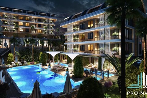 آپارتمان در  Alanya ، امارات متحده عربی 1 خوابه ، 46 متر مربع.  شماره 52297 - 9