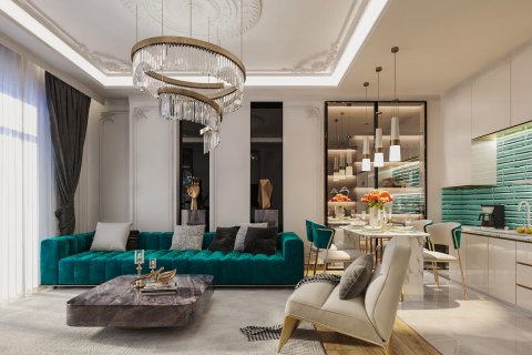 آپارتمان در Kargicak، در Alfirdaus Residence Alanya ، امارات متحده عربی 2 خوابه ، 93 متر مربع.  شماره 50651 - 1